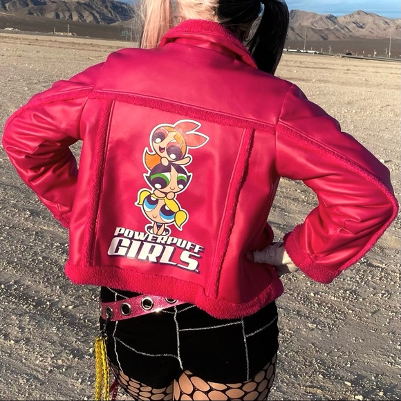 Vintage Jackets & Blazers - SOLD Vintage POWERPUFF GIRLS Fleece Jacket. SUPER RARE! ⚡️💕